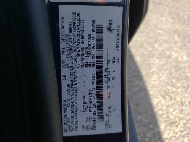 Photo 10 from auction – 2013 FORD FIESTA S with VIN 3FADP4AJ2DM136506