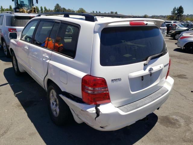 Photo 3 from auction – 2003 TOYOTA HIGHLANDER with VIN JTEGD21A430054357