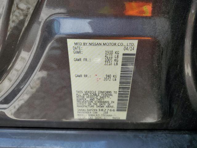 Photo 10 from auction – 2014 NISSAN ALTIMA 2.5 with VIN 1N4AL3AP2EN382766
