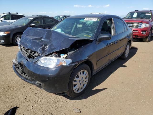 Photo 2 from auction – 2004 HONDA CIVIC LX with VIN 2HGES15614H609751
