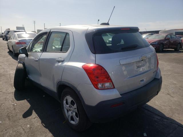 Photo 3 from auction – 2016 CHEVROLET TRAX LS with VIN 3GNCJKSB1GL274834