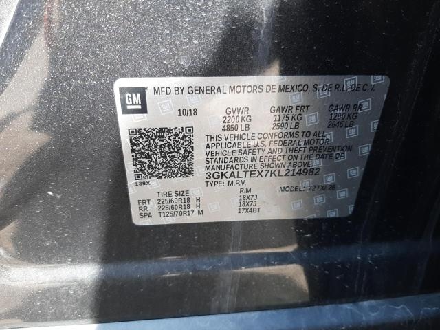 Photo 10 from auction – 2019 GMC TERRAIN SL with VIN 3GKALTEX7KL214982