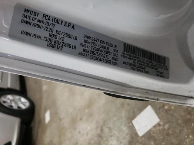 Photo 10 from auction – 2018 RAM PROMASTER with VIN ZFBERFBB5J6K12469