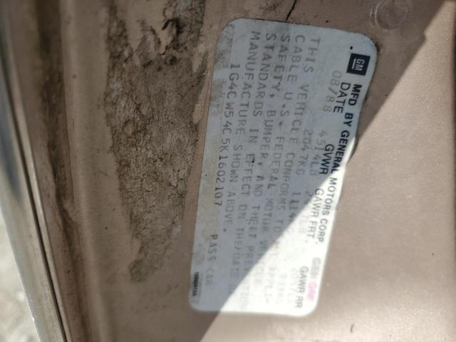 Photo 10 from auction – 1989 BUICK ELECTRA PA with VIN 1G4CW54C5K1602107