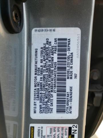 Foto 10 de la subasta – 2004 TOYOTA COROLLA CE con VIN 2T1BR32E54C270426