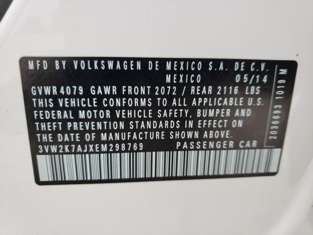 Photo 10 from auction – 2014 VOLKSWAGEN JETTA BASE with VIN 3VW2K7AJXEM298769