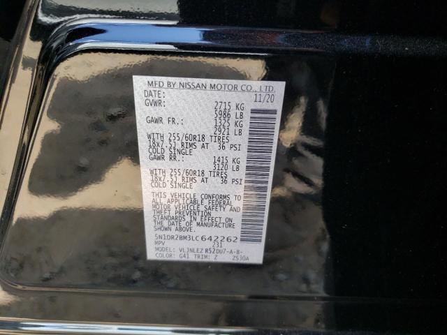 Photo 10 from auction – 2020 NISSAN PATHFINDER with VIN 5N1DR2BM3LC642262