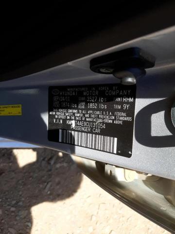 Photo 10 from auction – 2012 HYUNDAI ACCENT GLS with VIN KMHCT4AE9CU131054