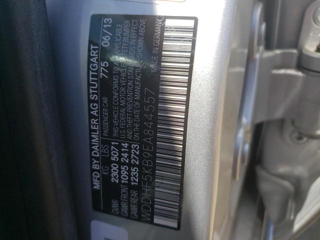 Photo 10 from auction – 2014 MERCEDES-BENZ E 350 with VIN WDDHF5KB9EA844557