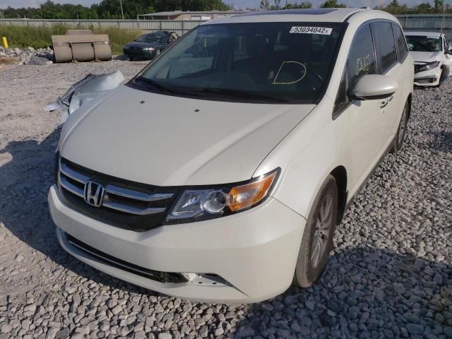 Photo 2 from auction – 2017 HONDA ODYSSEY EX with VIN 5FNRL5H64HB017756
