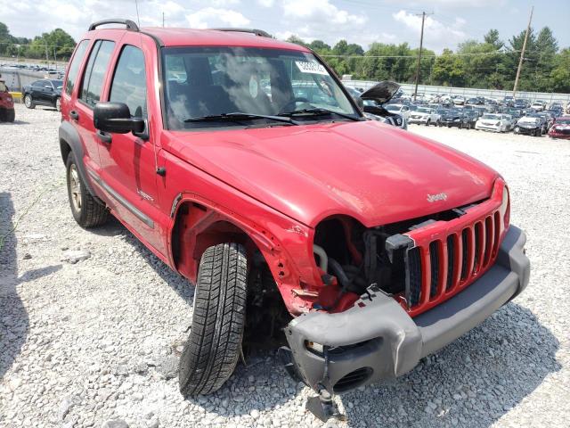 JEEP LIBERTY SP 2004 with VIN 1J4GL48K74W187334 - Photo from auction