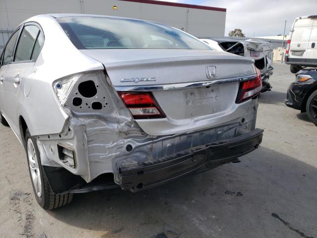 Photo 9 from auction – 2014 HONDA CIVIC LX with VIN 19XFB2F55EE225001
