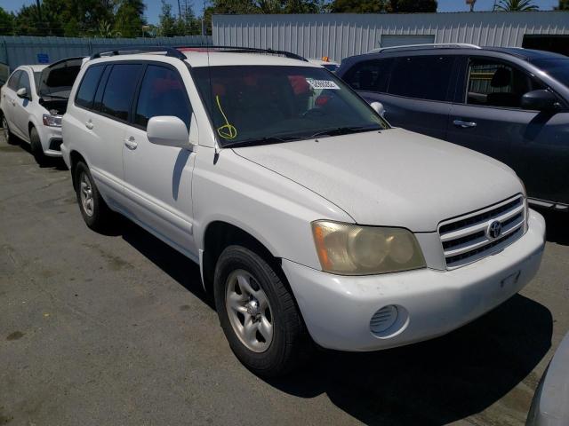 TOYOTA HIGHLANDER 2003 with VIN JTEGD21A430054357 - Photo from auction