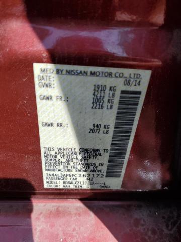 Photo 10 from auction – 2015 NISSAN ALTIMA 2.5 with VIN 1N4AL3AP6FC162172