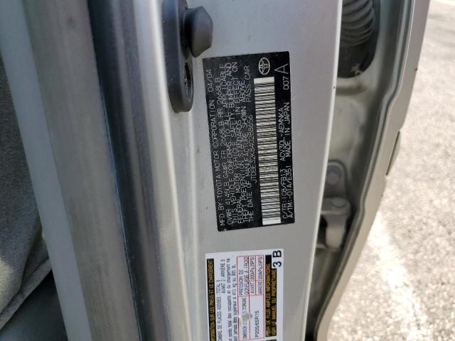 Photo 10 from auction – 2004 TOYOTA CAMRY LE with VIN JTDBE32K840288656
