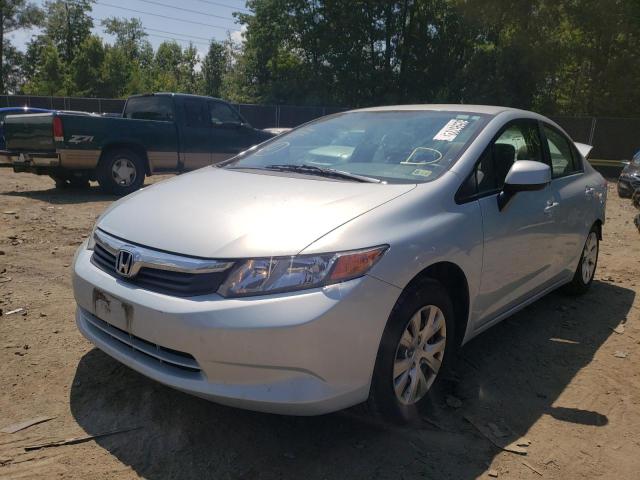 Photo 2 from auction – 2012 HONDA CIVIC LX with VIN 2HGFB2F54CH608284