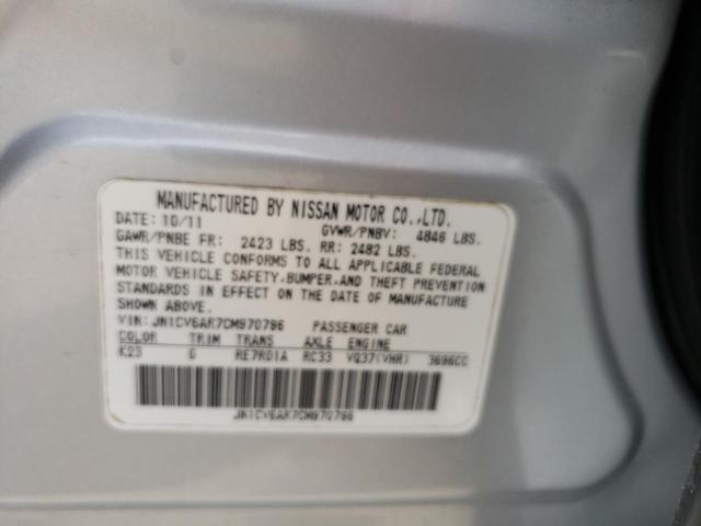 Photo 10 from auction – 2012 INFINITI G37 with VIN JN1CV6AR7CM970796