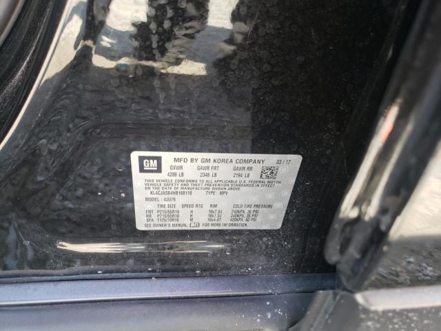 Photo 10 from auction – 2017 BUICK ENCORE PRE with VIN KL4CJASB4HB168118