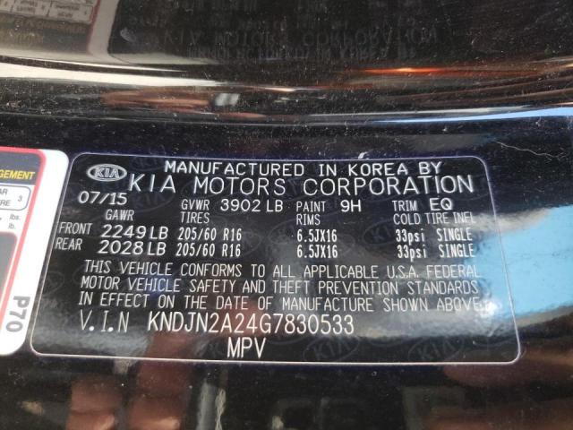 Photo 10 from auction – 2016 KIA SOUL with VIN KNDJN2A24G7830533