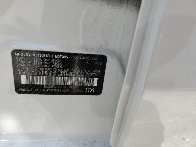 Photo 10 from auction – 2017 MITSUBISHI MIRAGE G4 with VIN ML32F3FJ8HHF12472