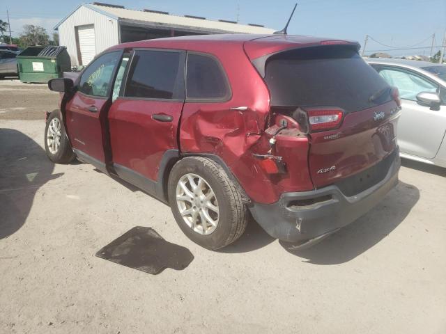 Photo 3 from auction – 2015 JEEP CHEROKEE S with VIN 1C4PJMAB8FW564519