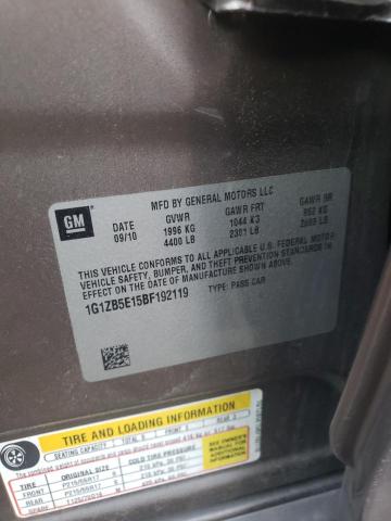 Photo 10 from auction – 2011 CHEVROLET MALIBU LS with VIN 1G1ZB5E15BF192119