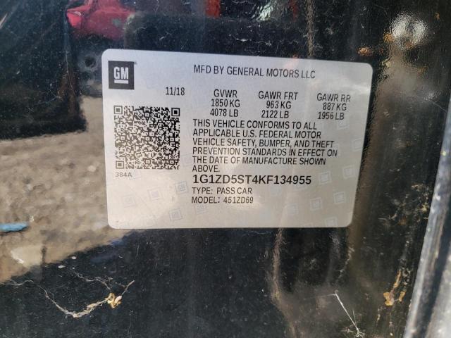 Photo 10 from auction – 2019 CHEVROLET MALIBU LT with VIN 1G1ZD5ST4KF134955