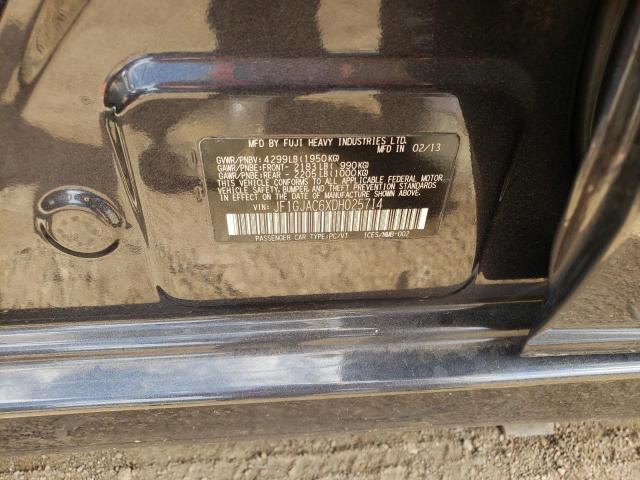 Photo 10 from auction – 2013 SUBARU IMPREZA PR with VIN JF1GJAC6XDH025714
