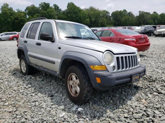 Photo 1 from auction – 2007 JEEP LIBERTY SP with VIN 1J4GL48K07W665825