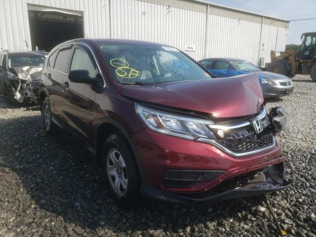HONDA CR-V LX 2015 with VIN 2HKRM3H32FH528601 - Photo from auction