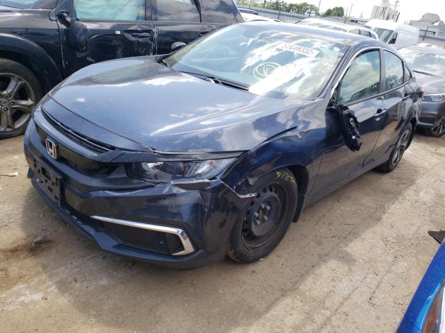 Photo 2 from auction – 2020 HONDA CIVIC LX with VIN 19XFC2F60LE027400