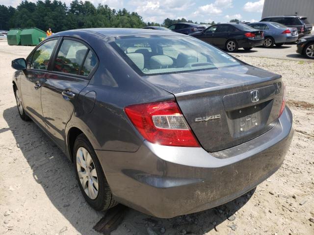 Photo 3 from auction – 2012 HONDA CIVIC LX with VIN 2HGFB2F5XCH318907