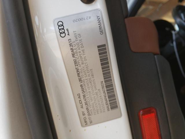 Photo 10 from auction – 2018 AUDI A4 PREMIUM with VIN WAUENAF40JA078374