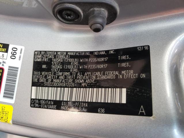 Photo 10 from auction – 2017 TOYOTA SIENNA with VIN 5TDZZ3DC6HS812026