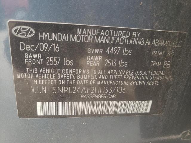 Photo 10 from auction – 2017 HYUNDAI SONATA SE with VIN 5NPE24AF2HH537106