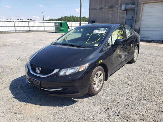 Photo 2 from auction – 2013 HONDA CIVIC with VIN 2HGFB2F5XDH574529