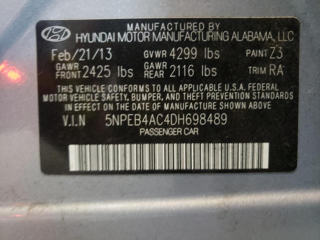 Photo 10 from auction – 2013 HYUNDAI SONATA GLS with VIN 5NPEB4AC4DH698489