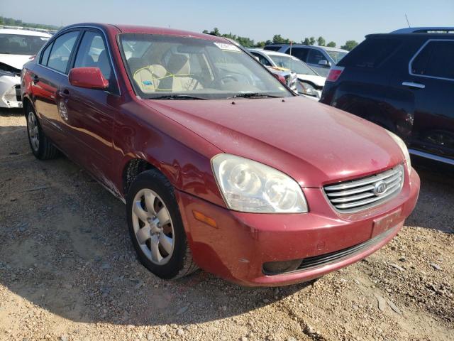 KIA OPTIMA LX 2008 with VIN KNAGE123685257012 - Photo from auction