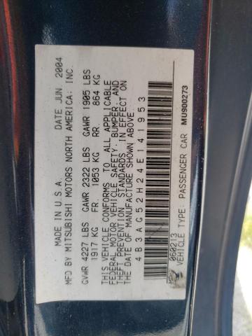 Photo 10 from auction – 2004 DODGE STRATUS R/ with VIN 4B3AG52H24E141953