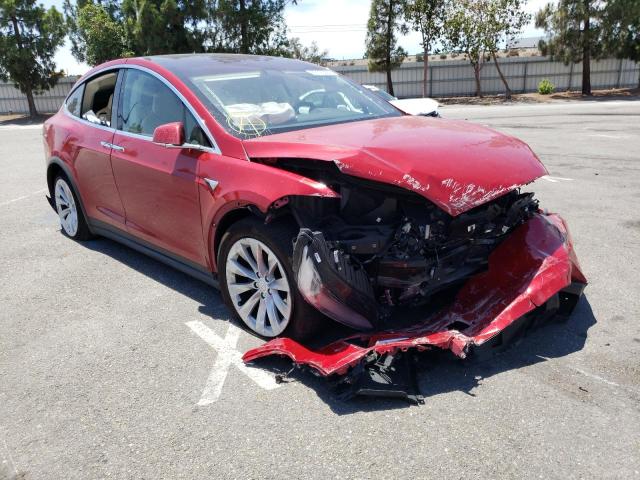 TESLA MODEL X 2017 with VIN 5YJXCDE25HF055256 - Photo from auction