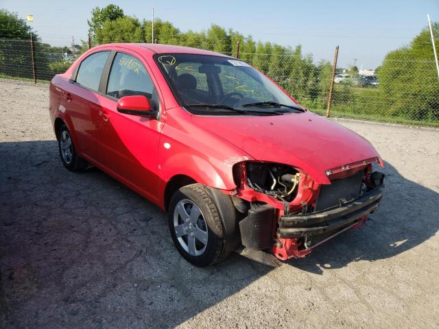 CHEVROLET AVEO BASE 2008 with VIN KL1TD56668B100167 - Photo from auction