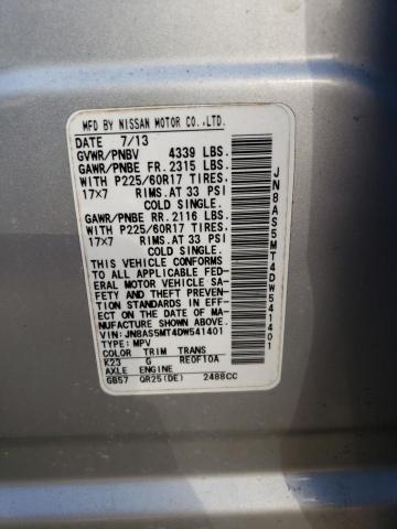 Photo 10 from auction – 2013 NISSAN ROGUE S with VIN JN8AS5MT4DW541401