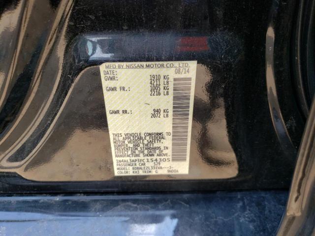 Photo 10 from auction – 2015 NISSAN ALTIMA 2.5 with VIN 1N4AL3AP3FC154305