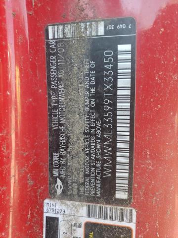 Photo 10 from auction – 2009 MINI COOPER CLU with VIN WMWML33599TX33450