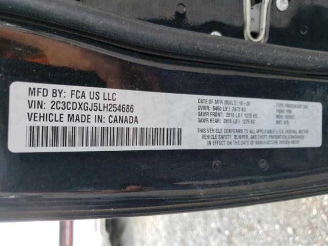 Photo 10 from auction – 2020 DODGE CHARGER SC with VIN 2C3CDXGJ5LH254686