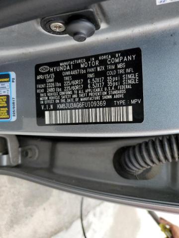 Photo 10 from auction – 2015 HYUNDAI TUCSON LIM with VIN KM8JU3AG6FU109369