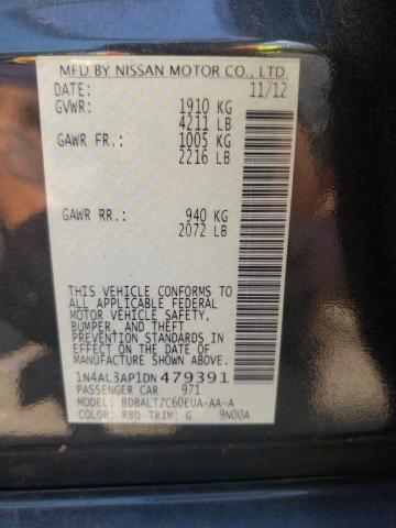 Photo 10 from auction – 2013 NISSAN ALTIMA 2.5 with VIN 1N4AL3AP1DN479391