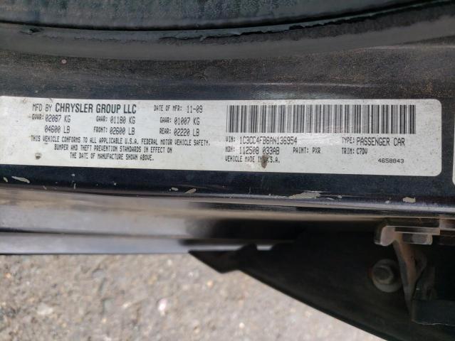 Photo 10 from auction – 2010 CHRYSLER SEBRING TO with VIN 1C3CC4FB6AN136954