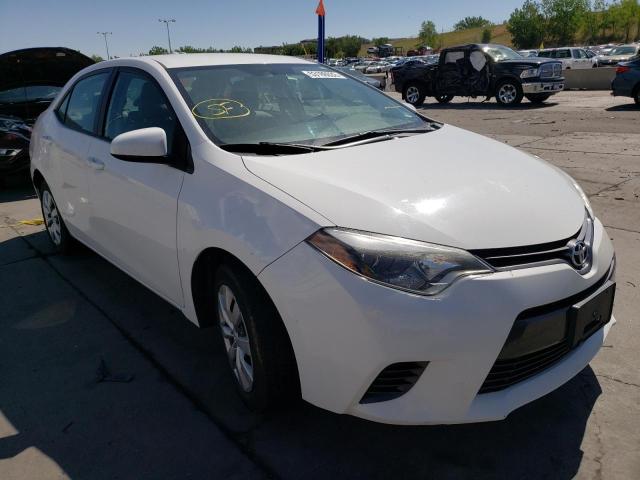 TOYOTA COROLLA L 2015 with VIN 2T1BURHE2FC312580 - Photo from auction