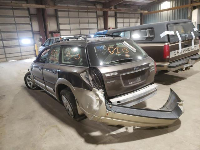 Photo 3 from auction – 2008 SUBARU OUTBACK 2. with VIN 4S4BP61C887351723